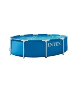 Ultime Pezzi Piscina fuori terra con struttura rotonda intex "metal frame" blu 305x305x76 cm - cod. 28200nd