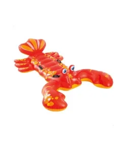 Cavalcabile gonfiabile intex "aragosta" in vinile rosso 213x137 cm - cod. 57528np Vendita Finale