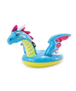 Cavalcabile gonfiabile intex "drago" in vinile 201x191 cm - cod. 57563np Promo Stagionale