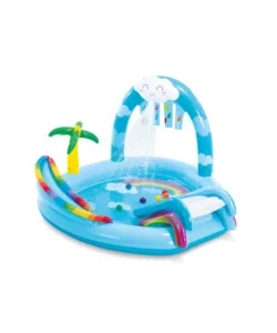 Spedito Oggi Playcenter gonfiabile intex "arcobaleno" in vinile 185x178x119 cm - cod. 57175np