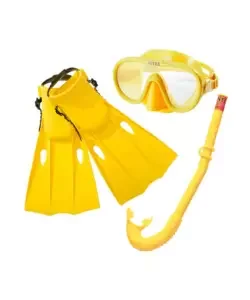 Compra Adesso Set nuoto intex maschera, boccaglio e pinne colori assortiti - cod. 55655