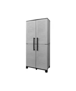 Armadio portascope artplast "family" in polipropilene grigio 68x37x169 cm Nuova Collezione