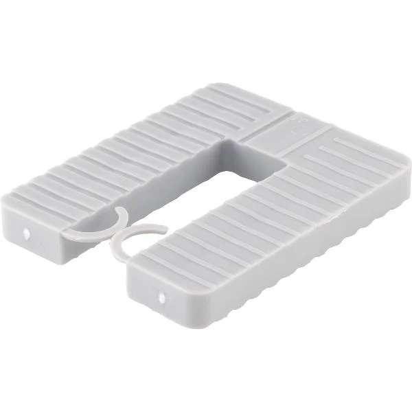 Ultima Occasione GLUSKE Euroklick Piastra distanziale con gancio bloccaggio 65 x 52.5 x 8 grigio