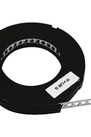 Nastro forato 25mm zincato 10 metri rotolo in scatola di plastica Quantità Limitata