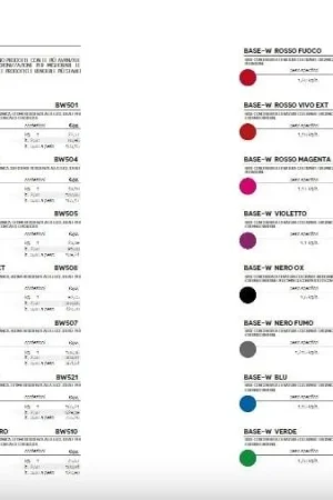 Colorificio atriaPasta base atriacolors bw lt 2,5 - bw517 rosso vivo extEAN: 8025937098540 Offerta