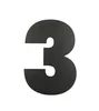 Vendita Finale Numero civico Nero 30 cm Numero 3 - Per Pezzo