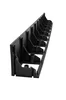 Bordura per Aiuola Plastica Nera 1000 x 80 x 58 mm - al pezzo Solo Oggi