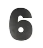 Vendita Finale Numero civico Nero 15 cm Numero 6 - Per Pezzo