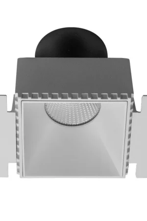 Faretto Da Incasso Quadrato XPOLI Arelux Bianco/Bianco Per GU10 o GU5.3 Economico