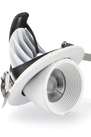 Super Prezzo Faro LED da Incasso 15W Orientabile Tricolor CCT Foro &Oslash;90mm Bianco CRI90