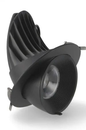 Promozione Esclusiva Faro LED da Incasso 30W Orientabile Tricolor CCT Foro &Oslash;150mm Nero CRI90