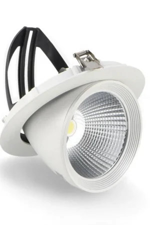 Faro LED da Incasso 35W Orientabile Tricolor CCT Foro &Oslash;170mm Bianco CRI90 Offerta Speciale
