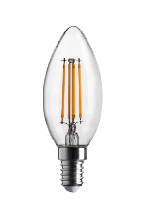Vendita Finale Lampadina Led Filamento E14 C35 Candela 4,5W Luce 4000K Bot Lighting