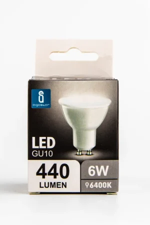 Scelto Dai Clienti Faretto Led GU10 6W SMD Apertura 120-160 Gradi Luce Fredda 6400K
