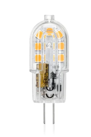 Lampadina Led G4 1,7W SMD Trasparente Bianco Caldo 3000K Nuova Collezione