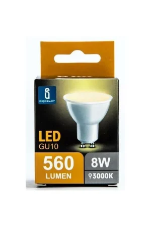 Faretto Led GU10 8W SMD Apertura 120-160 Gradi Luce Calda 3000K Quantità Limitata