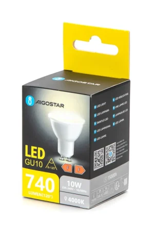 Faretto Led GU10 10W SMD Apertura 120-160 Gradi Naturale 4000K Ultimissimo Modello