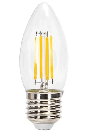 Bestseller Lampadina Led a Filamento E27 C37 a Oliva 6W Bianco Caldo 2700K