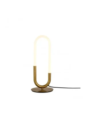 Ultime Pezzi Lampada da Tavolo LATIUM 9W 3000K Ottone IP20