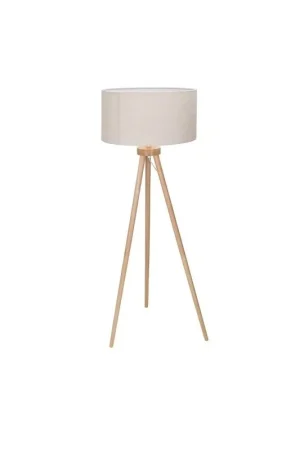 Aigostar Lampada da Terra in Legno Attacco E27 Interruttore a Pedale Professionale