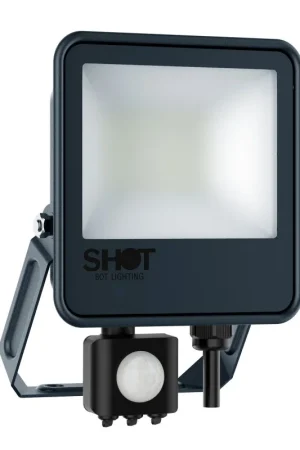 A Buon Prezzo Proiettore Faro LED per Esterno PIR ORLANDO 20 Grigio Grafite 20W 4000K IP65