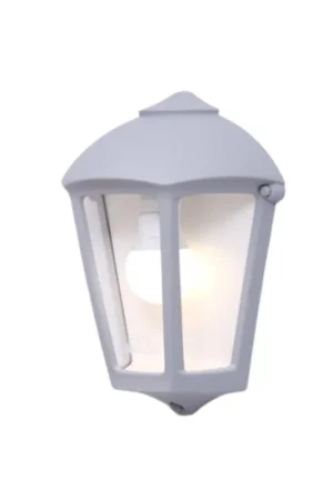 Vendita Finale Lanterna Applique da Parete in Resina FABIO Grigio E27 IP55