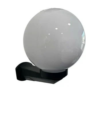 Ultime Pezzi Lampada Applique Sfera a Parete Da Esterno IP44 E27 Bianca D.200mm