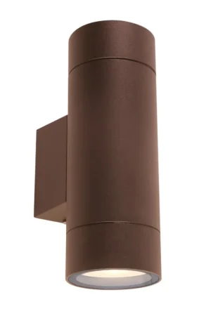 Spedizione Gratuita Applique da Parete GRANADA2 DUO Corten GU10 Max 2x7W IP65