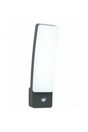 Ultima Occasione Applique Lampada da Parete KIRA Sensore Movimento Grigio Scuro 18W 4000K IP54