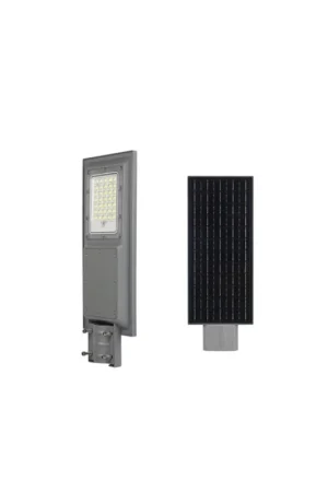 Consegna Rapida Lampione LED Stradale Solare 100W 4000K con Crepuscolare e Movimento