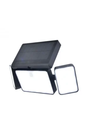 Acquista Ora Applique da Esterno Solare TUDA Nero Opaco 13W PIR CCT IP44