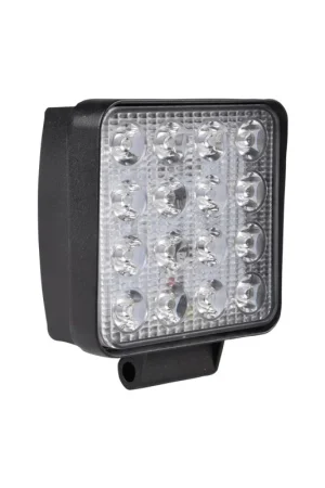 Subito Disponibile Faro LED da Lavoro Quadrato 12/24V 48W 6000K 2800lm IP67