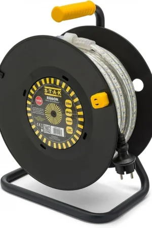 STAK RibbON Striscia LED Flex 15 Metri Luce Naturale 4000KIP65 per Uso Professionale in Cantiere Solo Oggi