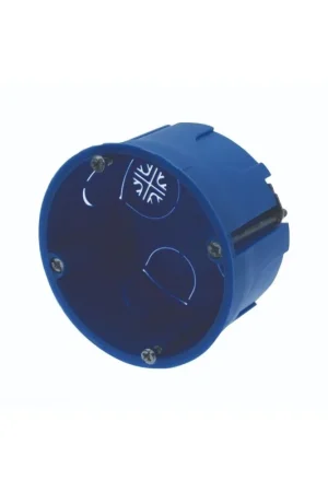 Cassetta Scatola Rotonda per Cartongesso 2 Posti IP20 Foro 68 mm Direttamente Dal Produttore