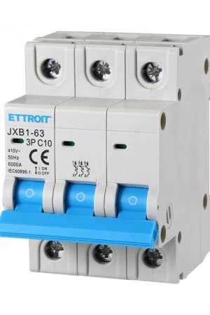 Compra Online Ettroit Interruttore Magnetotermico 3P 10A 380V 6KA JX131060