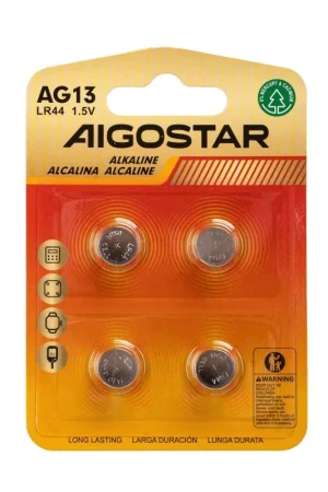 Batteria a Bottone AG13 LR44 1.5V 4 PZ Aigostar Spedizione Gratuita