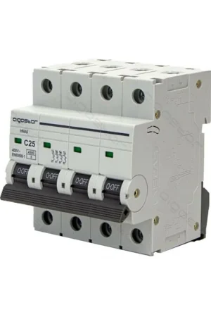 Compra Oggi Stesso Interruttore Automatico Modulare Magnetotermico 4P 25A Curva C Aigostar