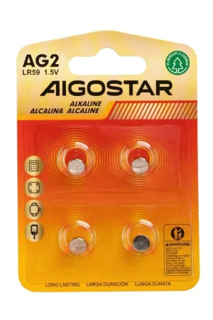 Batteria a Bottone AG2 LR726 1.5V 4 PZ Aigostar Saldi