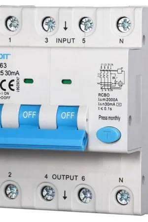 Ultima Occasione Ettroit Magnetotermico Differenziale 3P+N 25A 30mA 380V-6KA JX262561