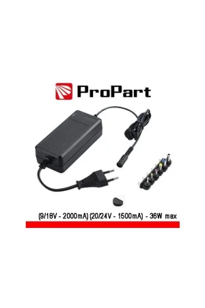 Ultima Occasione ProPart Alimentatore Universale Multi 9-24V 2000-1500mA 36W max