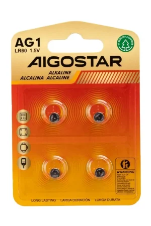 Batteria a Bottone AG1 LR621 1.5V 4 PZ Aigostar Offerta Limitata