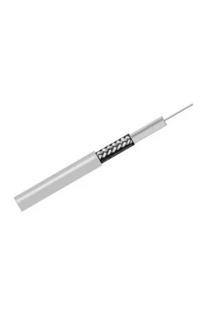 Ultime Pezzi Cavo ZDA 6.8 mm RG59 Antenna Bianco Coassiale Classe A Zodiac Al Metro