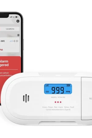 Affare X-Sense Rilevatore Monossido di Carbonio Wi-Fi a Batteria EN 50291