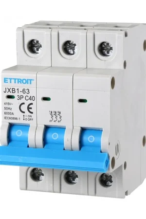 Compra Online Ettroit Interruttore Magnetotermico 3P 40A 380V 6KA JX134060