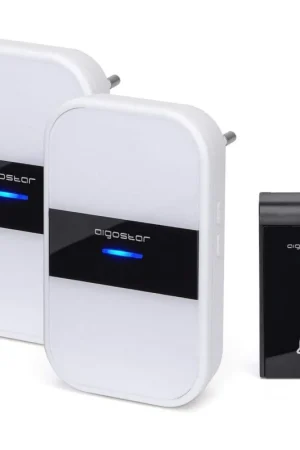 Campanello Senza Fili Wireless Impermeabile IP44 da Esterno Aigostar Bianco Nero Novità