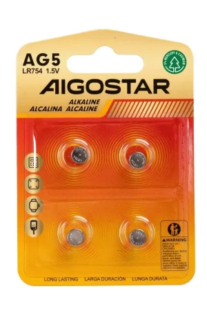 Batteria a Bottone AG5 LR754 1.5V 4 PZ Aigostar Occasione Imperdibile