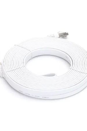 Cavo di Rete Ethernet Piatto cat.7 Bianco 10 Metri Aigostar Offerta Speciale