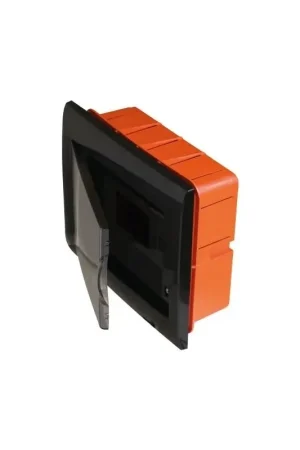 Centralino da Incasso 8 moduli Nero e Portello Fum&egrave; 250x215x75mm FAEG Offerta Speciale