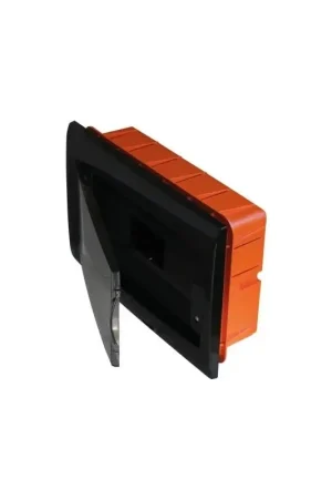 Centralino da Incasso 12 moduli Nero e Portello Fum&egrave; 315x215x75mm FAEG Spedito Oggi