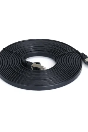 Cavo di Rete Ethernet Piatto cat.7 Nero 5 Metri Aigostar Quantità Limitata